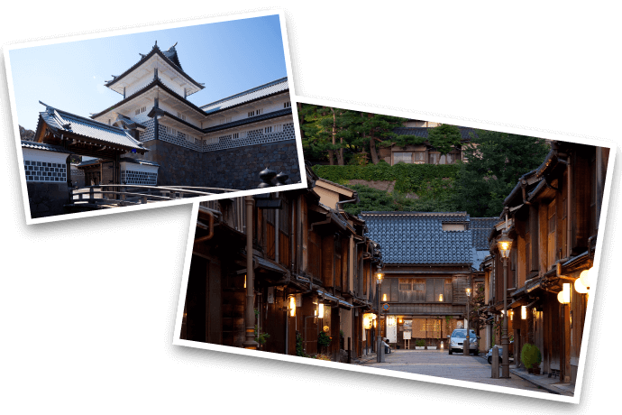 金沢城公園とひがし茶屋街